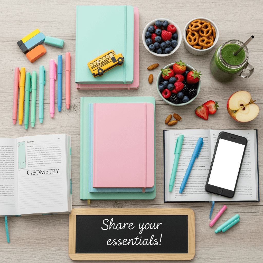 Share your Back to School Must Haves challenge banner
